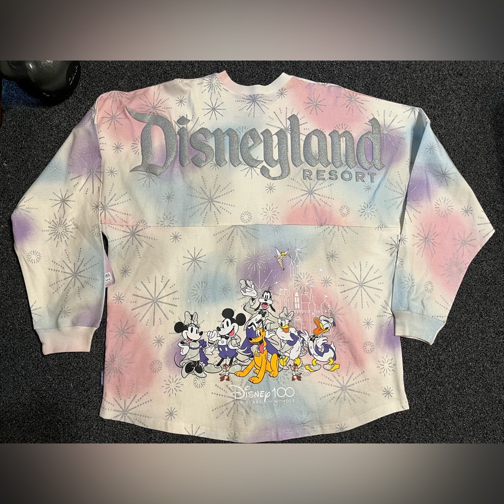 NWT Walt Disney World 100 years of wonder spirit jersey Mickey and friends XL